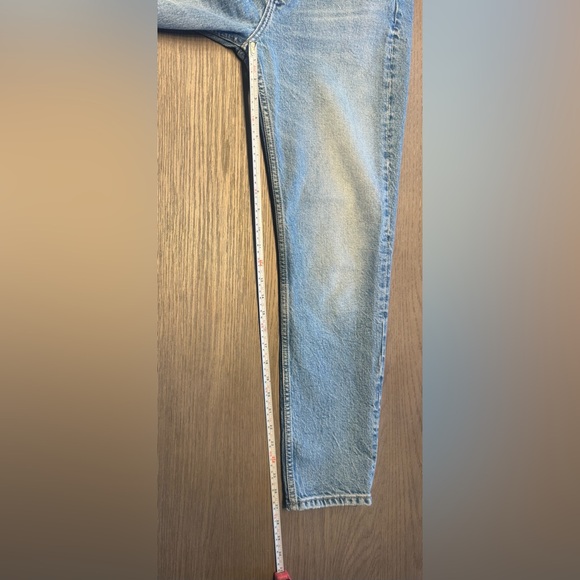 Zara Women's Hi-Rise Straight Leg Jeans-Blue Size 4 - Picture 5 of 6
